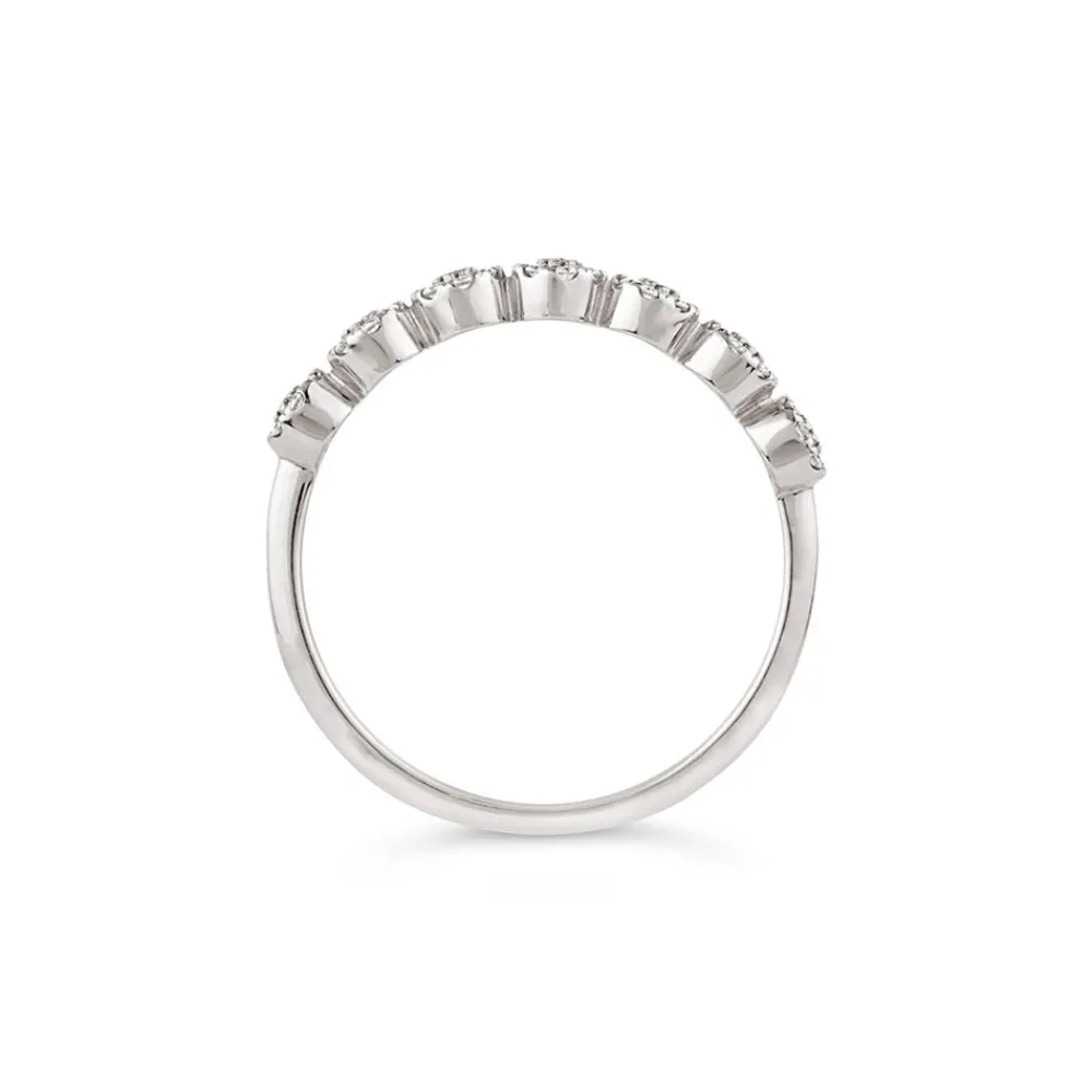 Dinny Hall 14K Fine Starflower Diamond Half Eternity Ring