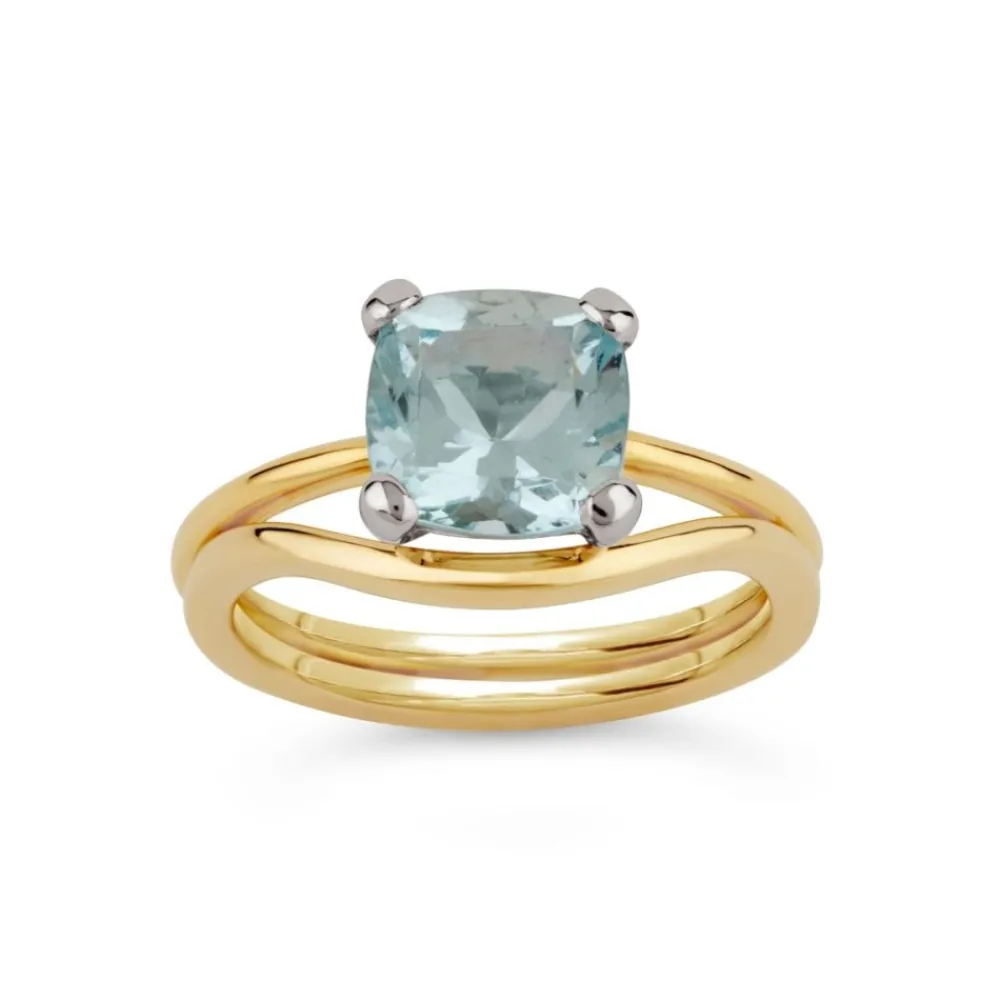 Dinny Hall 18K Gold Curved Court Wedding Band