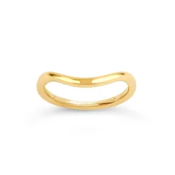 Dinny Hall 18K Gold Deep Curved Court Wedding Band