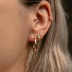 Dinny Hall 14K Gold Double Opal & Diamond Studs