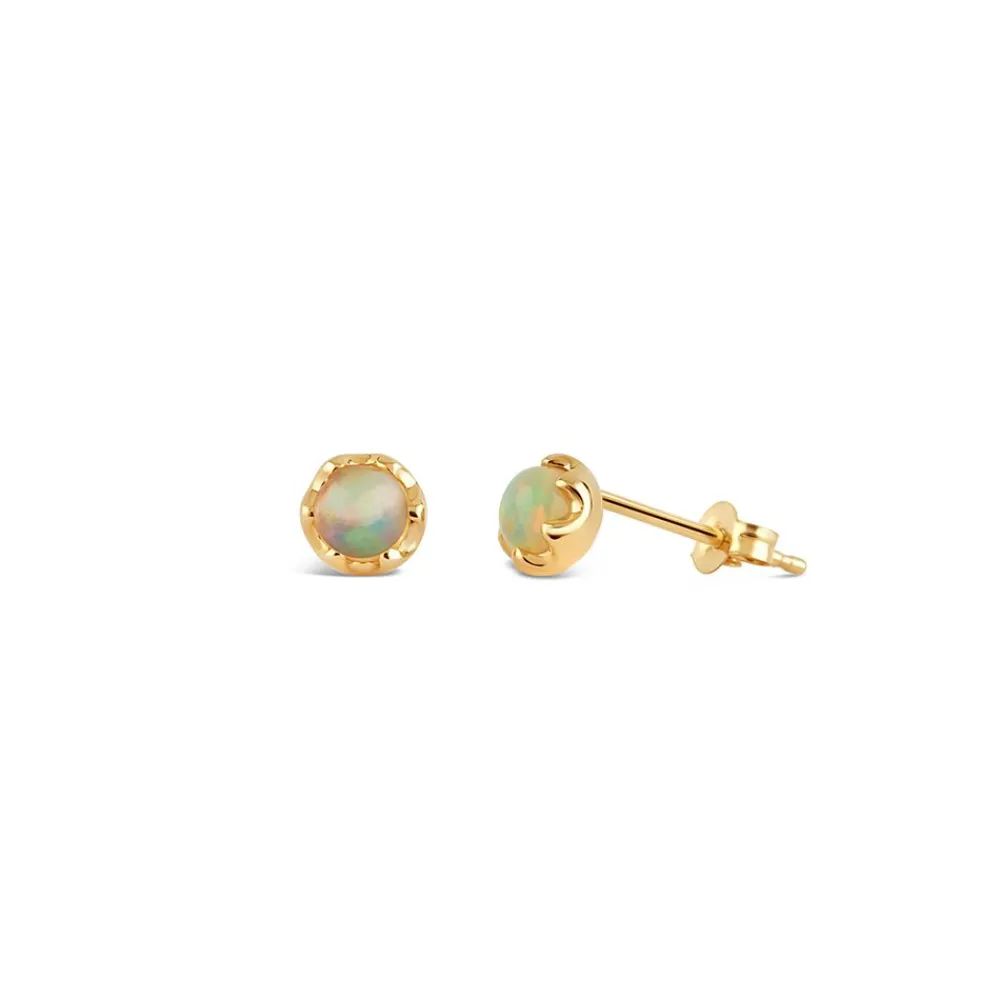 Dinny Hall 14K Gold Opal Studs