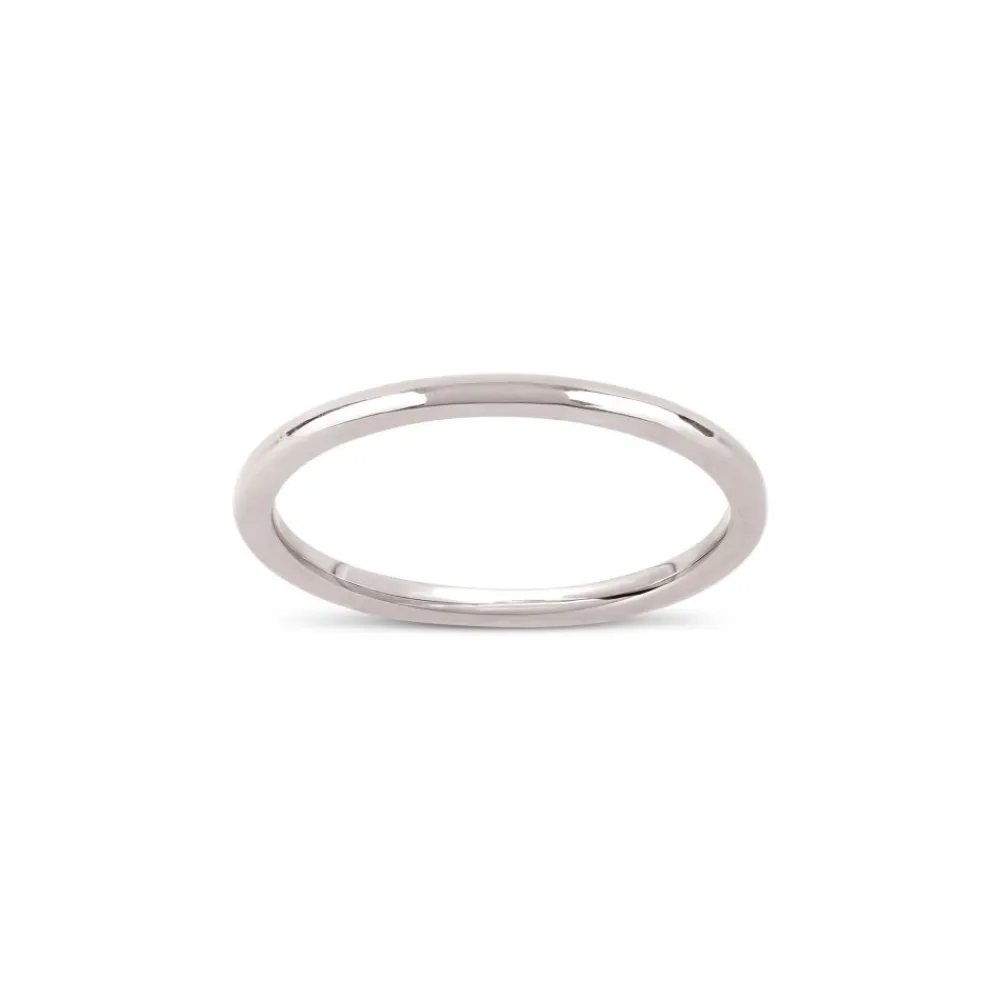 Dinny Hall 18K Gold Skinny Court Wedding Band