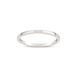 Dinny Hall 18K Gold Skinny Flat Wedding Band