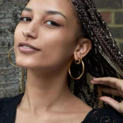 Dinny Hall Large Twist Hoops