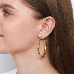 Dinny Hall Large Twist Hoops