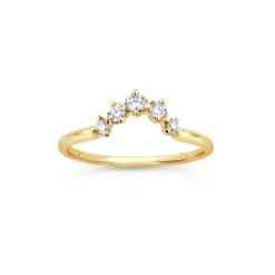 Dinny Hall Lily 18K Fine Diamond Crown Ring