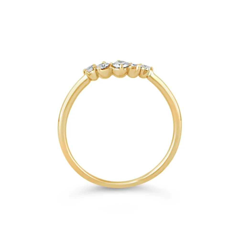 Dinny Hall Lily 18K Fine Diamond Crown Ring