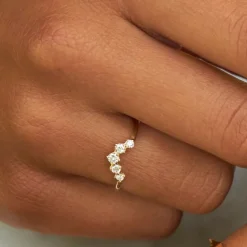 Dinny Hall Lily 18K Fine Diamond Crown Ring
