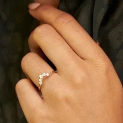 Dinny Hall Lily 18K Fine Diamond Crown Ring