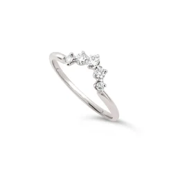 Dinny Hall Lily 18K Fine Diamond Crown Ring