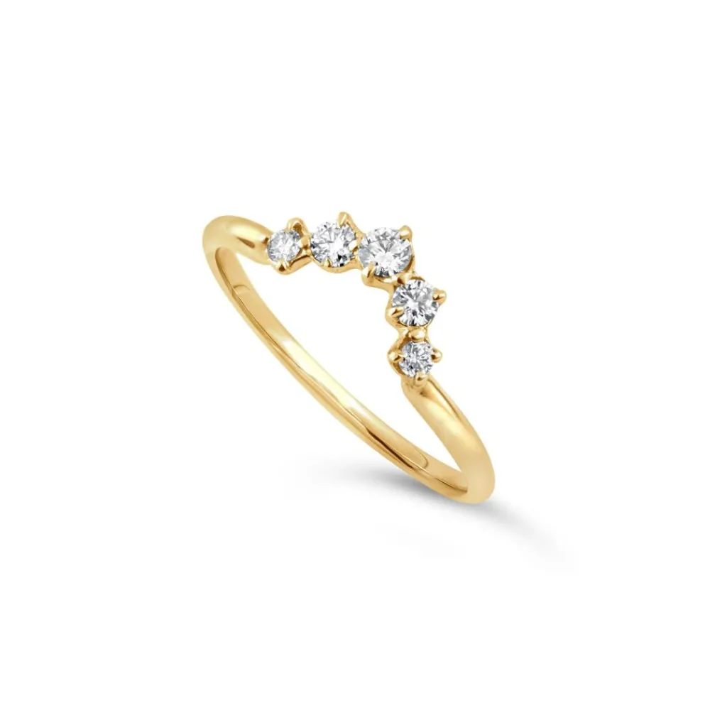 Dinny Hall Lily 18K Fine Diamond Crown Ring