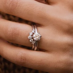 Dinny Hall Lily 18K Fine Diamond Solitaire Ring