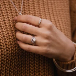 Dinny Hall Lily 18K Fine Diamond Solitaire Ring