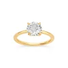 Dinny Hall Lizzy 18K Fine Diamond Solitaire Ring
