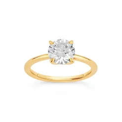 Dinny Hall Lizzy 18K Fine Diamond Solitaire Ring