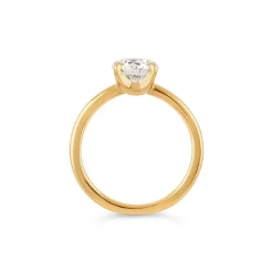 Dinny Hall Lizzy 18K Fine Diamond Solitaire Ring