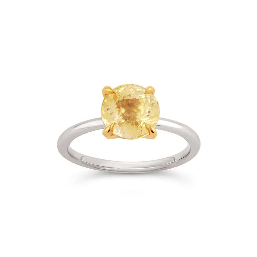 Dinny Hall Lizzy 18K Fine Lemon Yellow Sapphire Ring