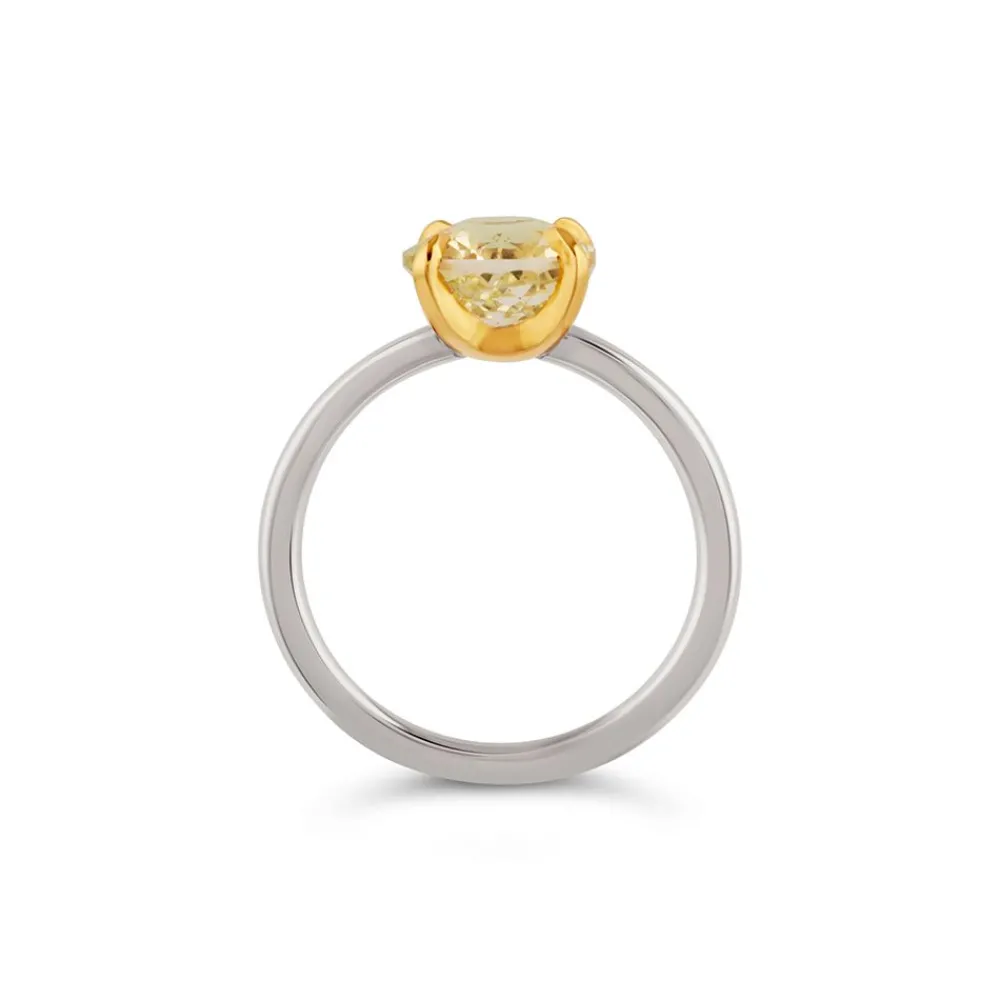 Dinny Hall Lizzy 18K Fine Lemon Yellow Sapphire Ring