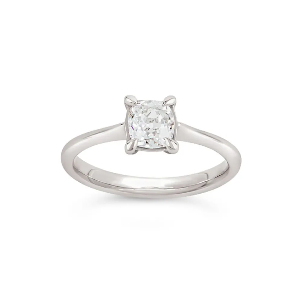 Dinny Hall Macy 18K Fine Cushion Old Cut Diamond Ring