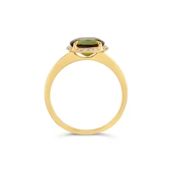 Dinny Hall Mia 18K Fine Green Tourmaline & Diamond Ring