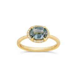 Dinny Hall Mia 18K Fine Ocean Blue Sapphire & Brilliant Ring