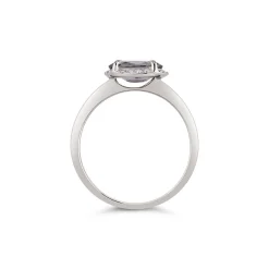 Dinny Hall Mia 18K Fine Pale Mauve Sapphire & Diamond Ring