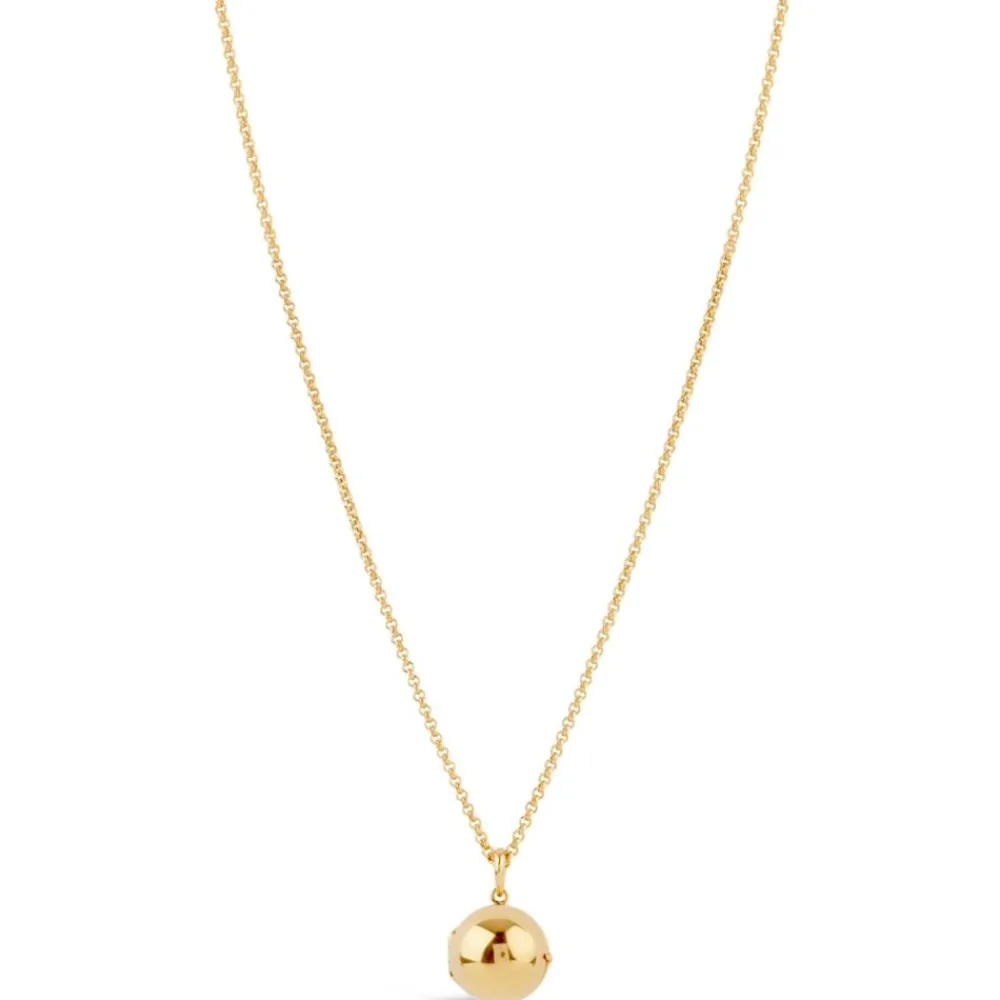 Dinny Hall My World Small Orb Locket & Moon Charm Pendant
