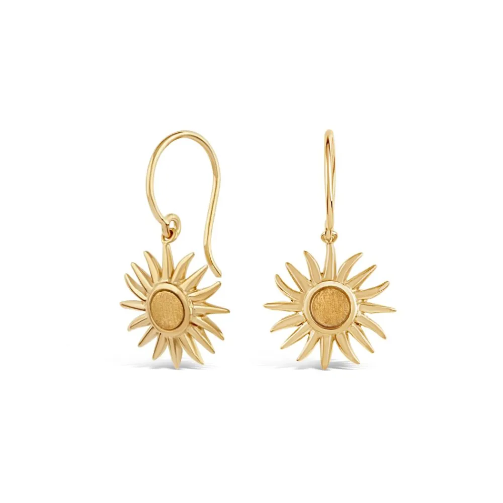 Dinny Hall My World Sun Charm Drop Earrings