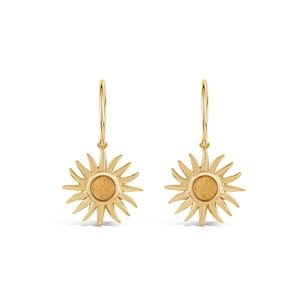 Dinny Hall My World Sun Charm Drop Earrings