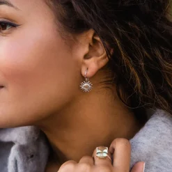 Dinny Hall My World Sun Charm Drop Earrings