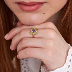 Dinny Hall Nyanda 14K Fine Suffragette Dress Ring