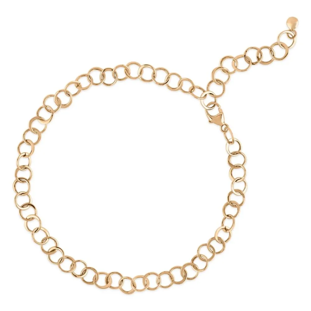 Dinny Hall Planished Solid Gold Bracelet