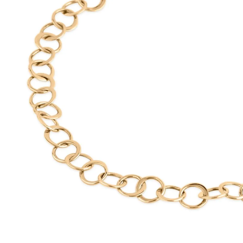 Dinny Hall Planished Solid Gold Bracelet