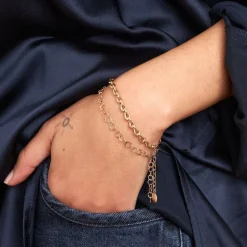 Dinny Hall Planished Solid Gold Bracelet