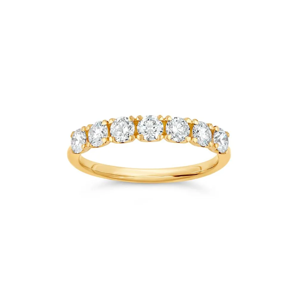 Dinny Hall Primrose 14K Fine Diamond Half Eternity Ring