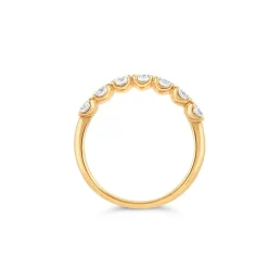 Dinny Hall Primrose 14K Fine Diamond Half Eternity Ring