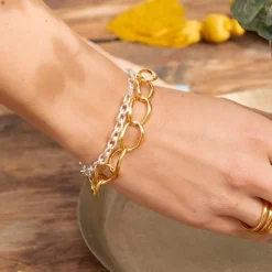 Dinny Hall Raindrop Handmade Link Bracelet