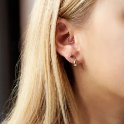 Dinny Hall Recycled Single Gold Tiny Star Stud