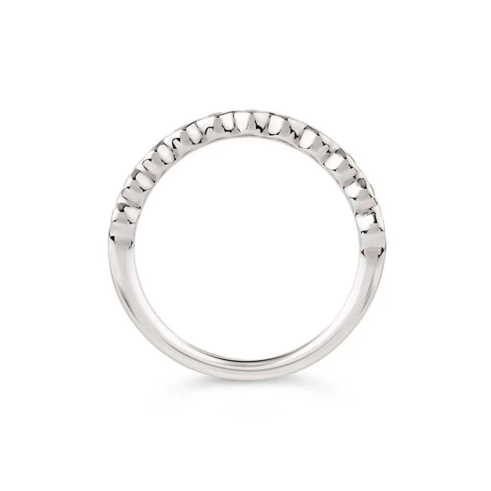 Dinny Hall Rosemary 14K Diamond Set Half Eternity Ring