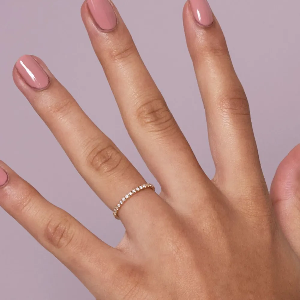 Dinny Hall Rosie 18K Fine Diamond Half Eternity Ring