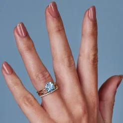 Dinny Hall Rosie 18K Fine Diamond Half Eternity Ring