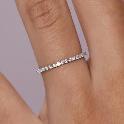 Dinny Hall Rosie 18K Gold Diamond Half Eternity Ring