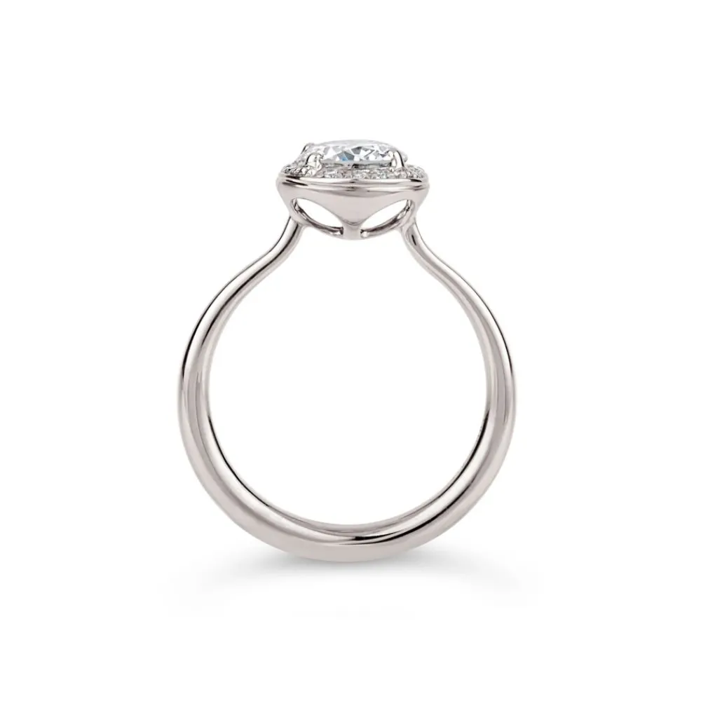 Dinny Hall Sheba Round 18K Fine Old Cut Diamond & Diamond Ring