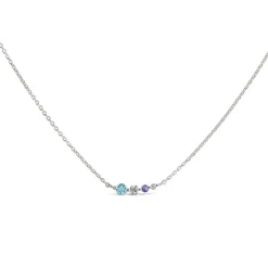Dinny Hall Shuga Gemstone & Created Diamond Tapering Scoop Necklace