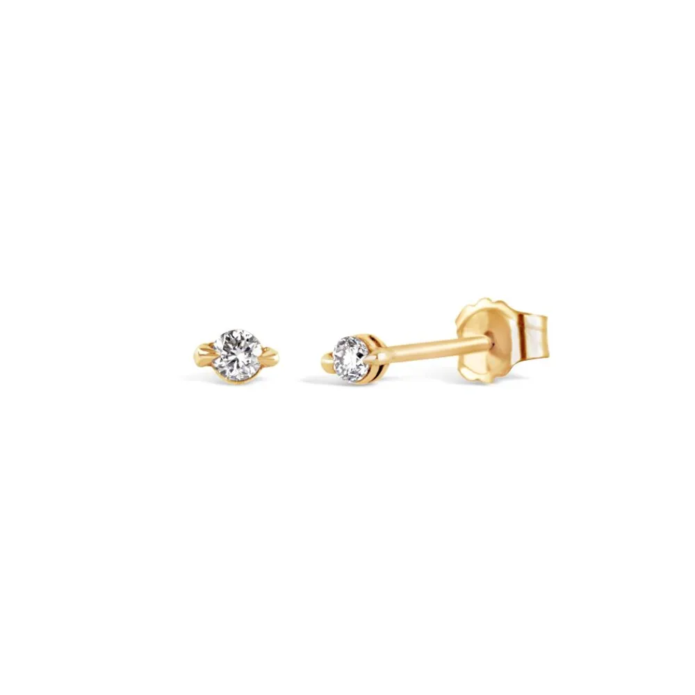 Dinny Hall Shuga 14K Gold Diamond Studs