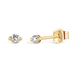 Dinny Hall Shuga 14K Gold Diamond Studs