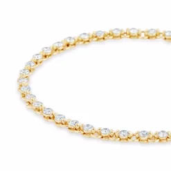 Dinny Hall Shuga 14K Gold Diamond Tennis Bracelet