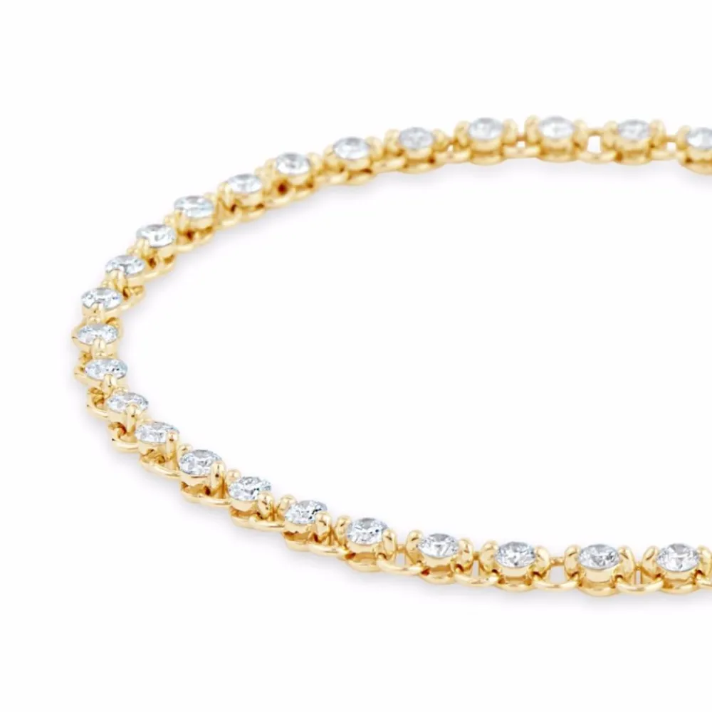 Dinny Hall Shuga 14K Gold Diamond Tennis Bracelet