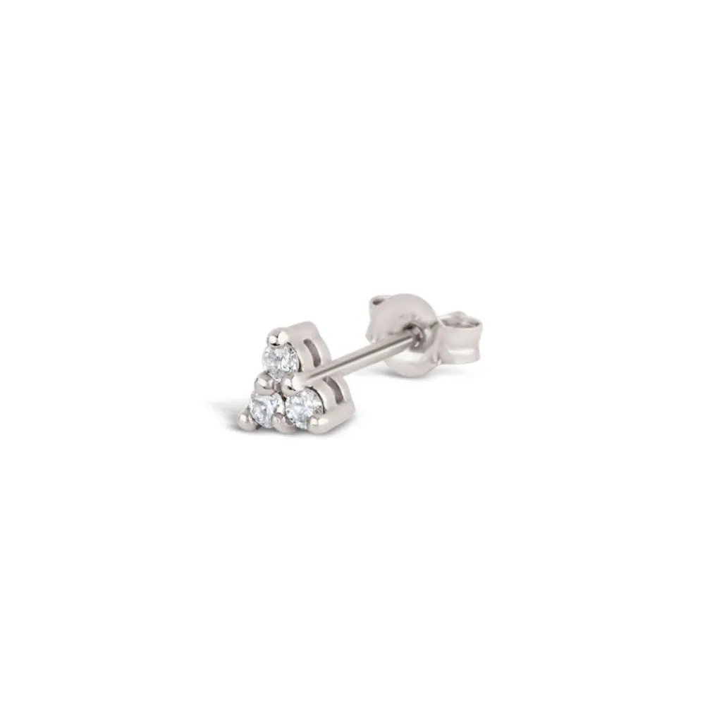 Dinny Hall Shuga 14K Gold Mini Trillion Single Stud