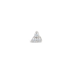 Dinny Hall Shuga 14K Gold Mini Trillion Single Stud